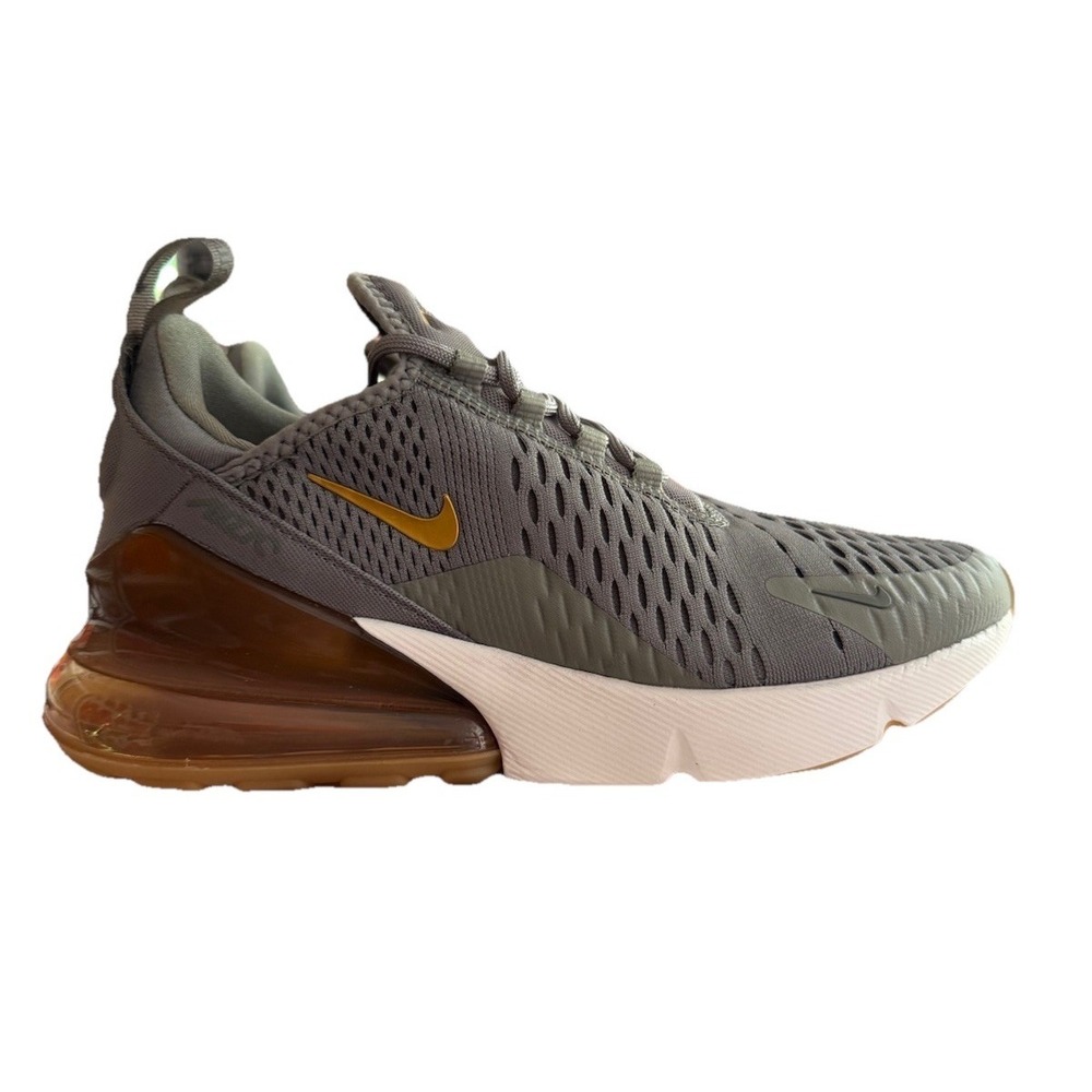 Nike Air Max 270 Dark Stucco Metallic Gold | AV8427-001 Womens Size 6.5